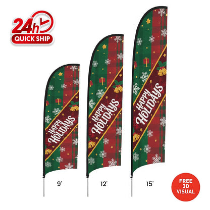 Premium Concave Flags
